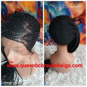 Braided wig: lemonade braids cornrow wig pre order